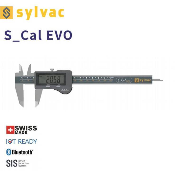 瑞士 sylvac S_Cal EVO Smart Micron 蓝牙电子千分卡尺 810.9506