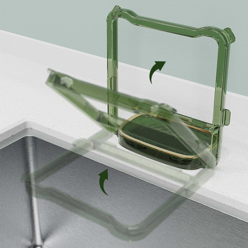 Kitchen sink filter rack mesh bag disposable storage mesh filter storage leftovers folding stand filter rack