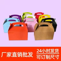 Фабрика прямая продажа портативных коробок для выпечки торта Вест-точечный пирог с яйцом Нугатная коробка на вынос