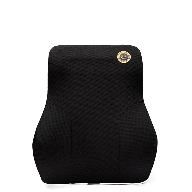 Car headrest and lumbar support set, memory foam lumbar support, neck pillow, cushion, office chair, usable in all seasons, back protector and breathable 5