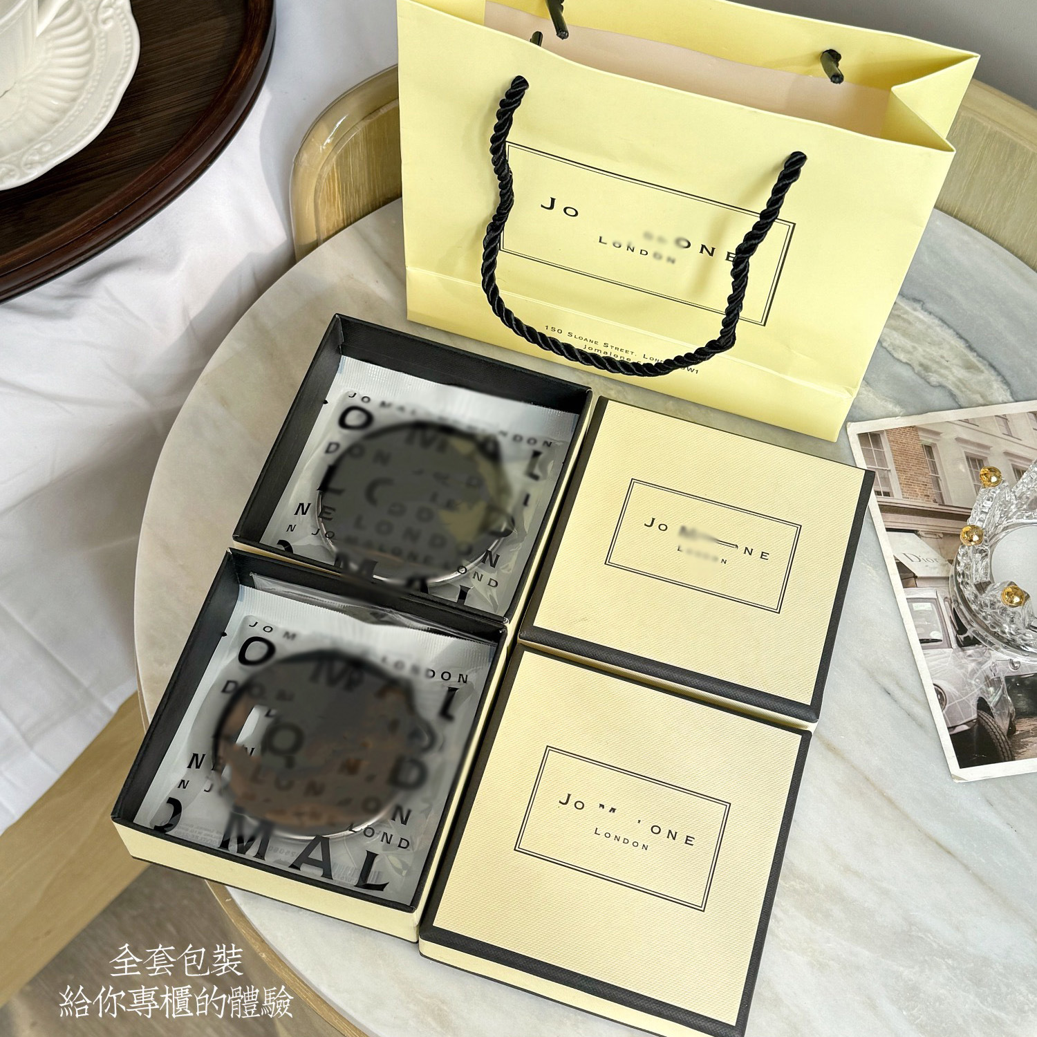 Jo Malone Car Fragrance Gift Set, Air Vent Fragrance Diffuser, Round Car Souvenir, Air Vent Fragrance Hanging Ornament