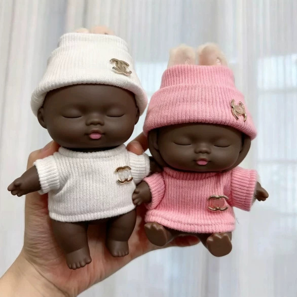 Ropa de limpieza Natasha Labubu ropa colgantes de ropa de muñeca de ropa de muñeca de alegría set de tendencia grande