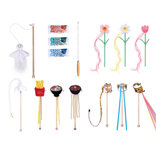 PurLab Pupu Lab Cat Funny Stick Series Various Funny Cat Toys Bite-resistant Catnip