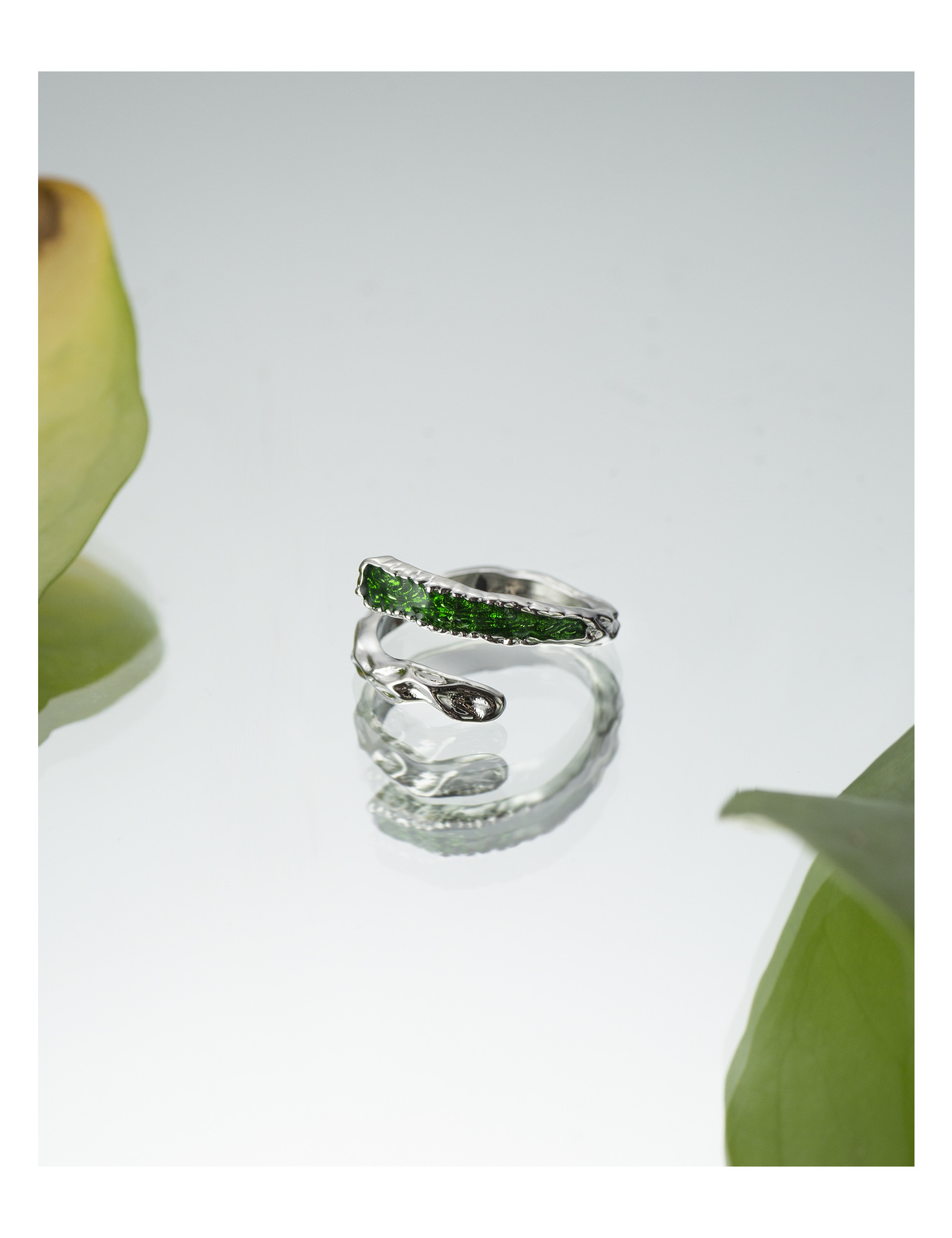 Fashion Snake Copper Plating Open Ring