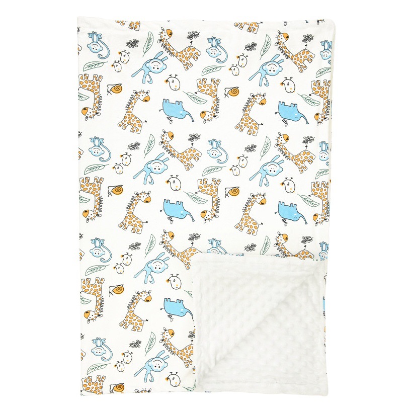 New Double-layer Beanie Blanket Baby Autumn and Winter Warm Beanie Blanket Children's Comfort Blanket Baby Blanket Blanket