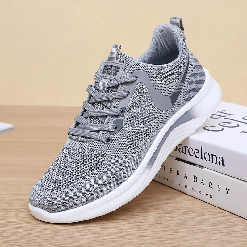 Летние дышащие кроссовки Old Beijing из сетки, на шнуровке, спортивные, с вырезами, новые 2025 года, для мужчин.
