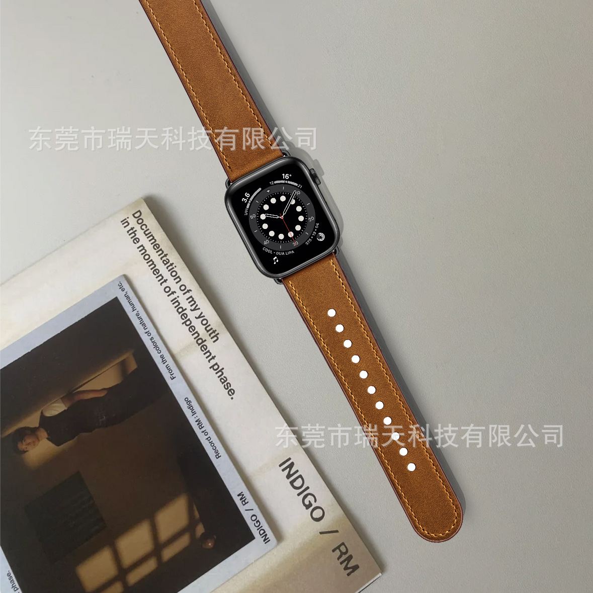 Apple, leather watch strap for beloved