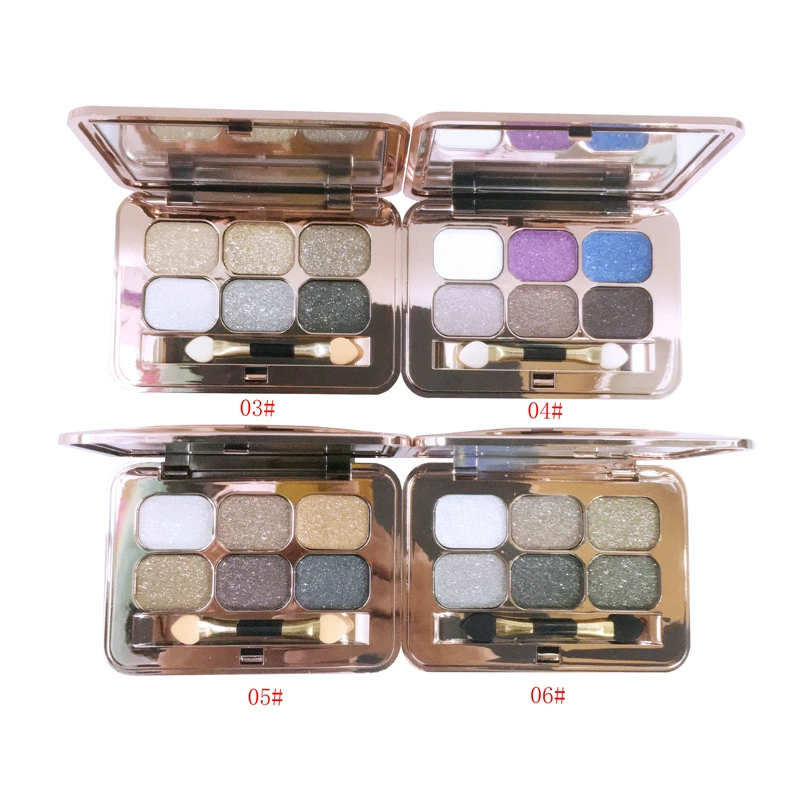 MEDIY Mei Dian Red Powder Love Diamond Series 6‑цветная палетка теней для век, тени для век, палетка теней, фестивальные вспышки для оптовых продаж