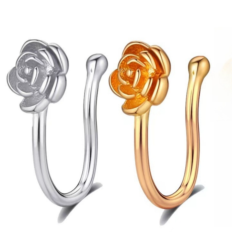 Labret piercing jewelry detail image