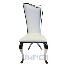 创意不锈钢椅金属餐椅欧式古琴软包酒店椅镀金不锈钢婚礼餐椅
