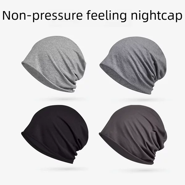 Special Pressure-Free Breathable Nightcap Pile Hat for Men and Women Spring and Summer Air-Conditioned Windproof Bald Hat Thin Baotou Hat