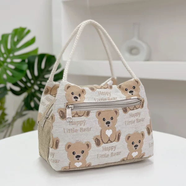 Handbag Lunch Bag Women's 2022 New Lunch Box Summer Mini Fashion Outing Small Cloth Bag Mommy Tote Bag