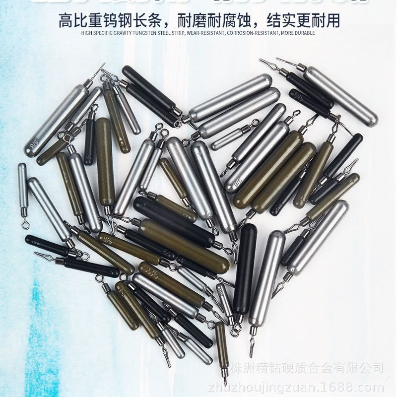 南瓜绿高比重倒钓长条1/16oz 1.8g3/32oz 2.7g 3/16oz5.3g