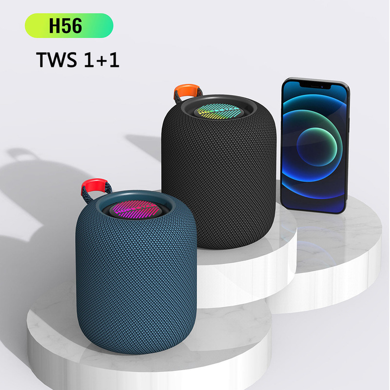 H56ワイヤレスbluetoothスピーカー屋外防水サブウーファhome pod同モデルデスクトップ小音響重低音|undefined