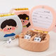 Children's deciduous teeth preservation souvenir box girl's wooden baby's lanugo collection bottle boy's replacement teeth storage box