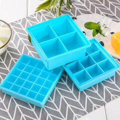 蓋付きシリコン製25グリッドシリコン製製氷皿、鮮度保持コンパートメントボックス、製氷ボックス、バーテンダー飲料製氷皿、アイスキューブ型