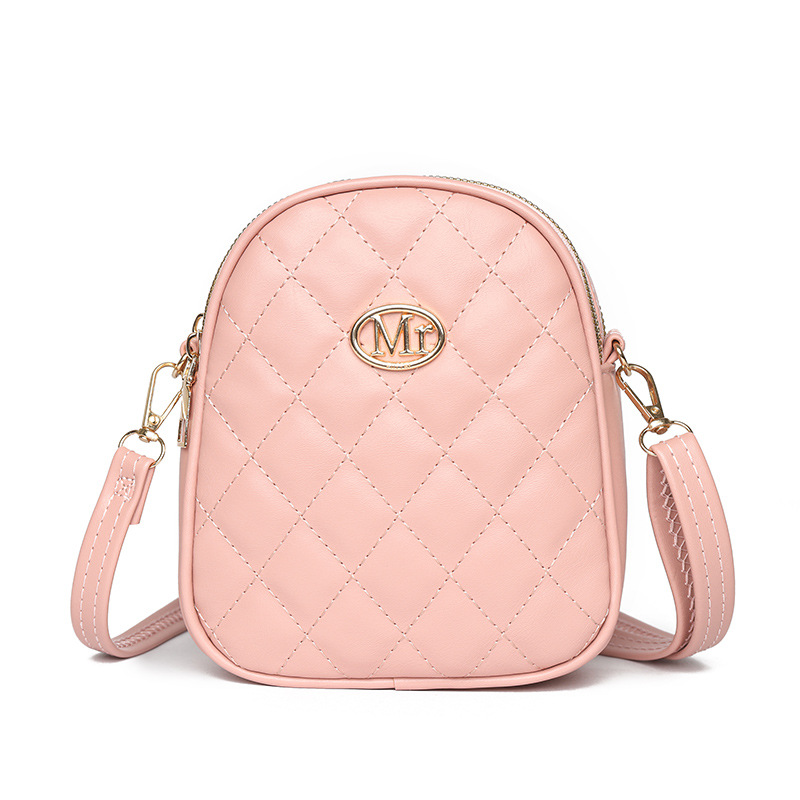 Portafogli per telefono in pelle PU leggera per donna Mini borse a tracolla anti-acqua Borse a tracolla alla moda Piccole borse per cellulari Portafogli_voghion.com