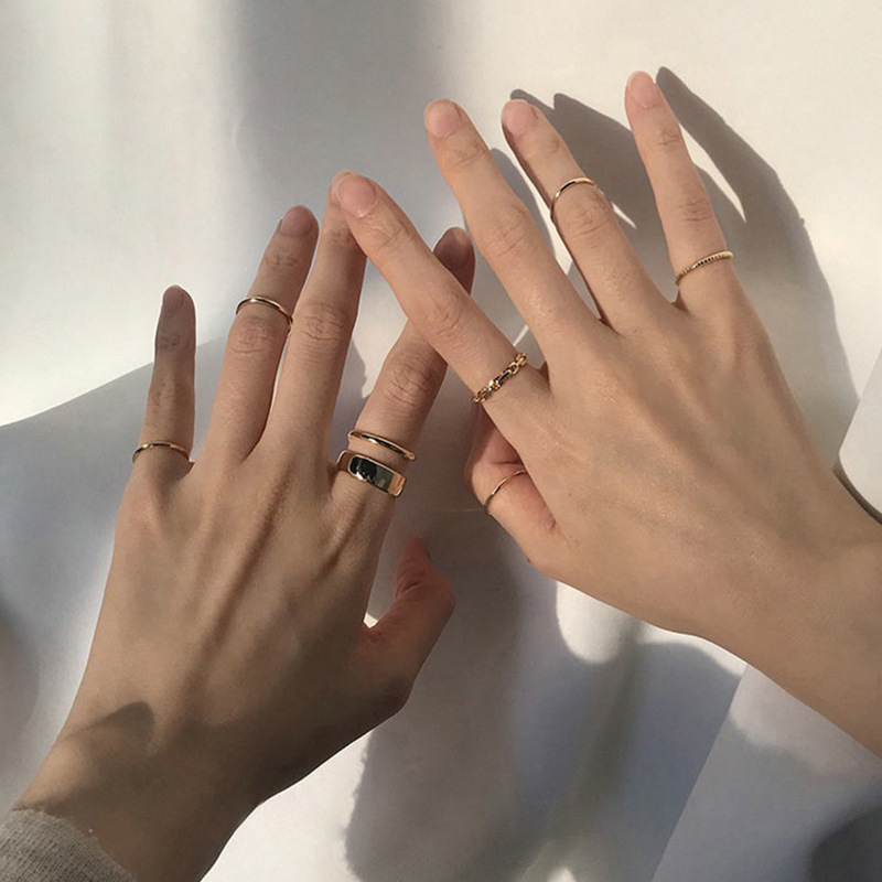 Fashionable brand retro one size ring