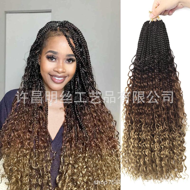 非洲热销三股飞子Box Braids braids crochet hair 三股辫钩针发|undefined