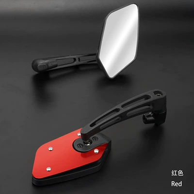 New Motorcycle Modification Accessories No. Motorcycle rearview mirror - red