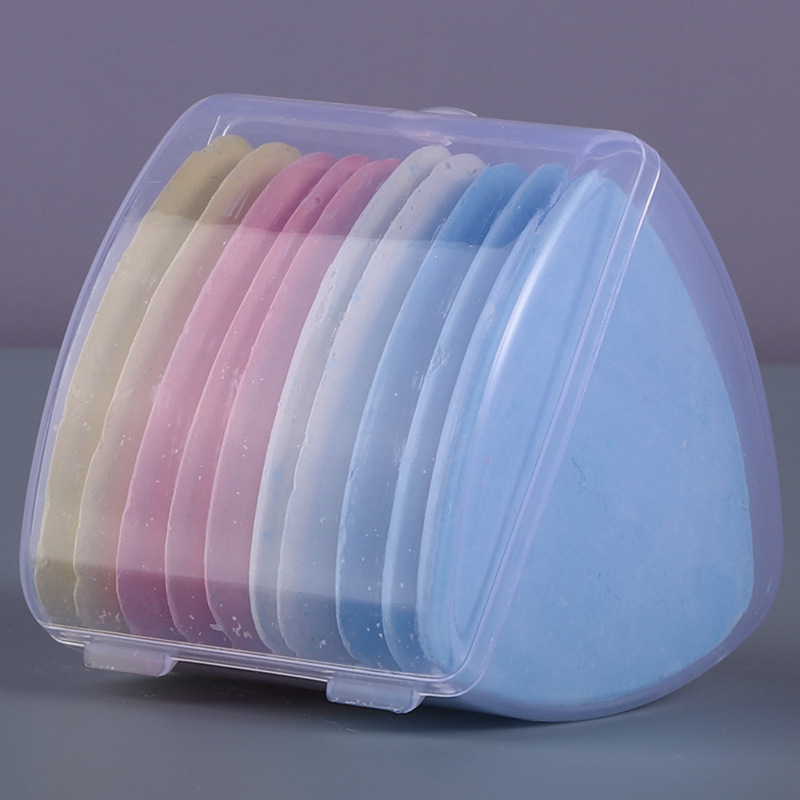 彩色划粉 服装裁衣定位标记画粉 裁缝缝纫工具 塑料盒装划粉画粉