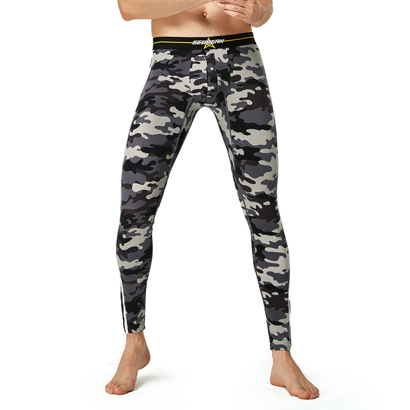 秋の新作メンズ秋用パンツ seobeanブランド コットン迷彩柄メンズ秋用パンツ レギンス