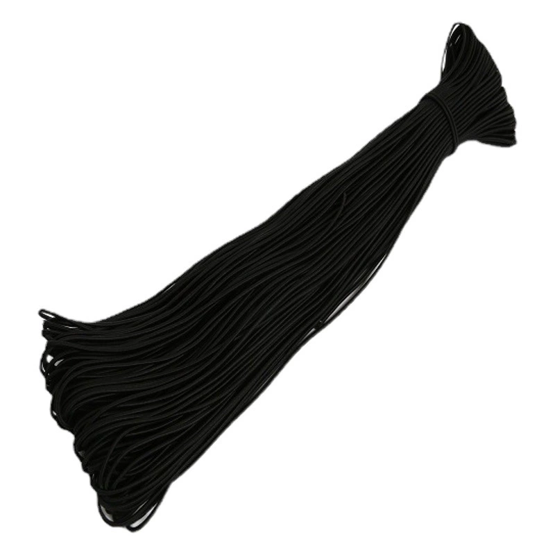 Эластичная лента круглая 0.8-15 мм, резинка для батута, латексный шнур для одежды, высокая эластичность