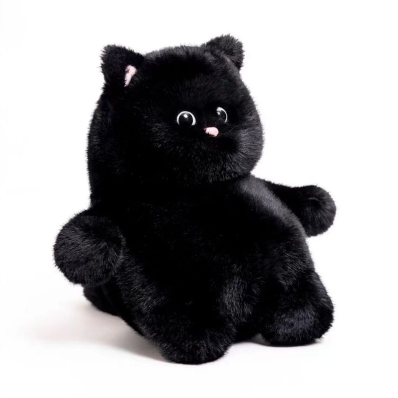 新しいぬいぐるみのぬいぐるみの白い猫の人形のニャンの子のかわいい柔らかい萌えの猫は枕を抱いて誕生日のプレゼントを送ります。|undefined