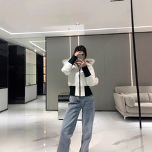 莆田高版本大鹅03款小剪刀羽绒服加厚夹克加拿大女士款毛领3Q外套