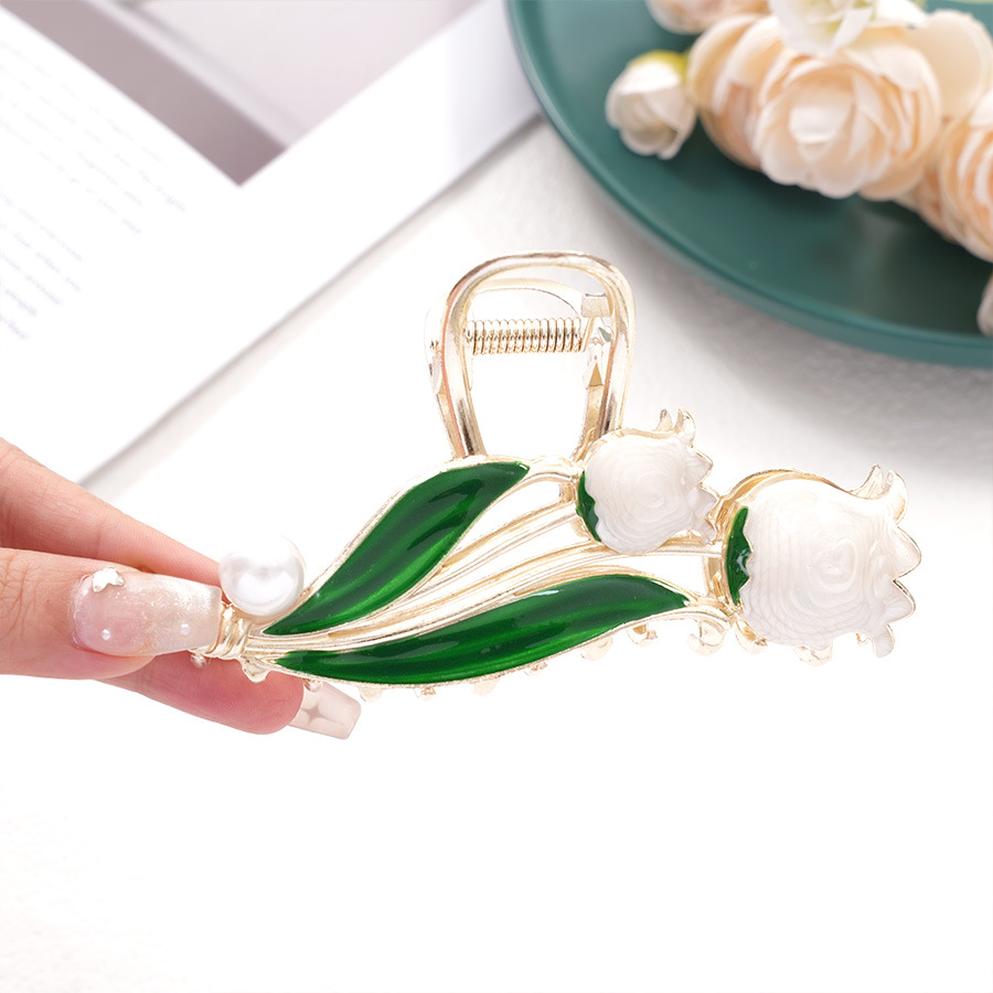 IG Style Sweet Women's Tulips Metal Hair Claws display picture 15