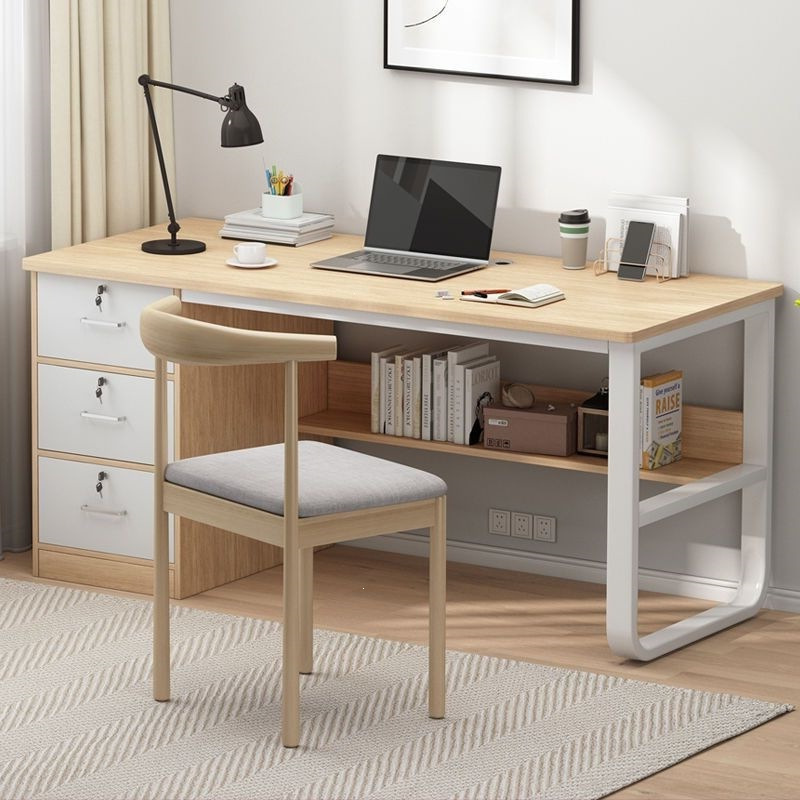 Office Desk, Home Computer Desk, Simple Bedroom Desk, Work Desk, Minimalist Modern Style, Adult Executive Desk, Leisure Desk