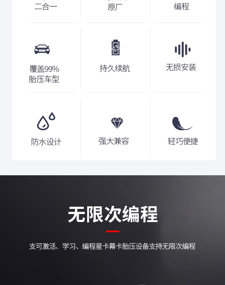 Xingka Muka S3 Tire Pressure Sensor Programming Activation Learning Tire Pressure Matching Car Tire Pressure Sensor TPT100