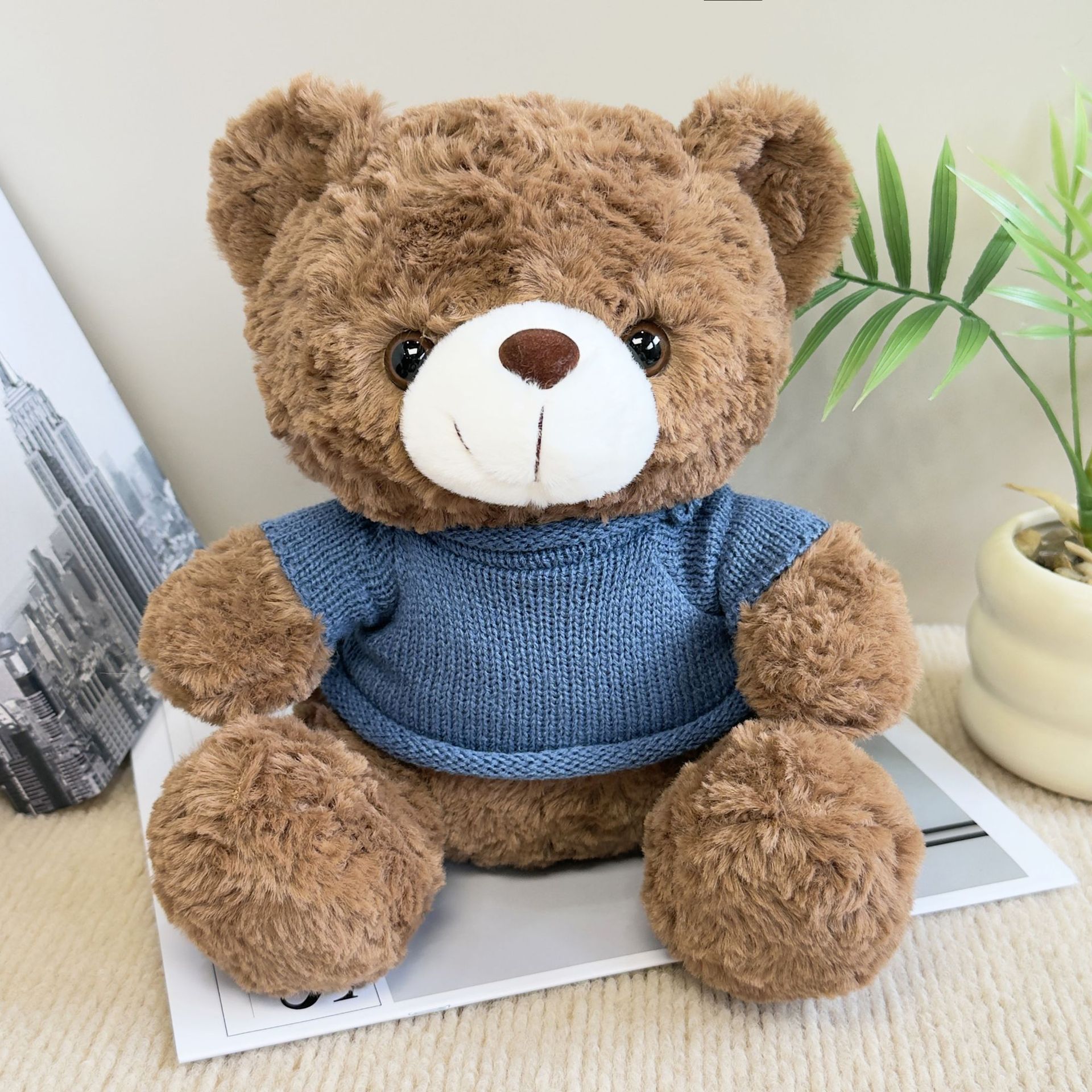 Osos de peluche abrazar osos muñecas muñecas agarrar muñecas regalo para niños impresión LOGO regalo juguetes de peluche