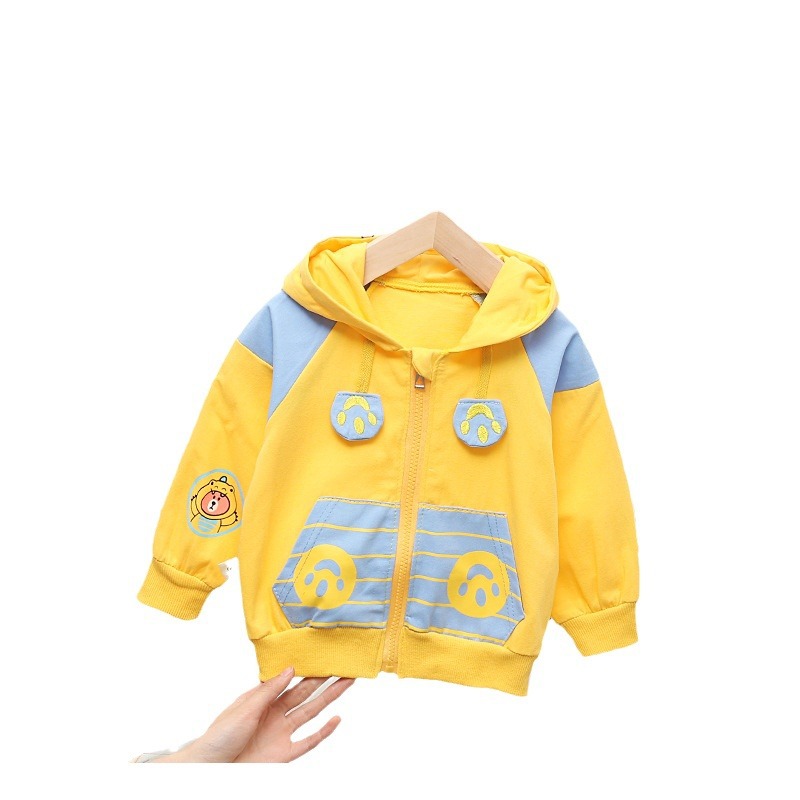 Primavera del bebé chaqueta primavera nueva chaqueta de niñas cardigan primavera y otoño niños dinosaurio ropa de primavera chaqueta de niño ropa de niños