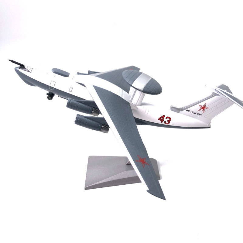 1:200 Former Soviet Union A50 Early Warning Aircraft A50-U Fighter American E-3 Early Warning Aircraft Artificial Alloy Aircraft Model Ornaments