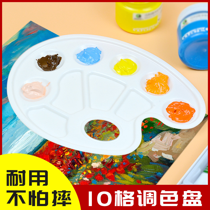 Plastic palette painting