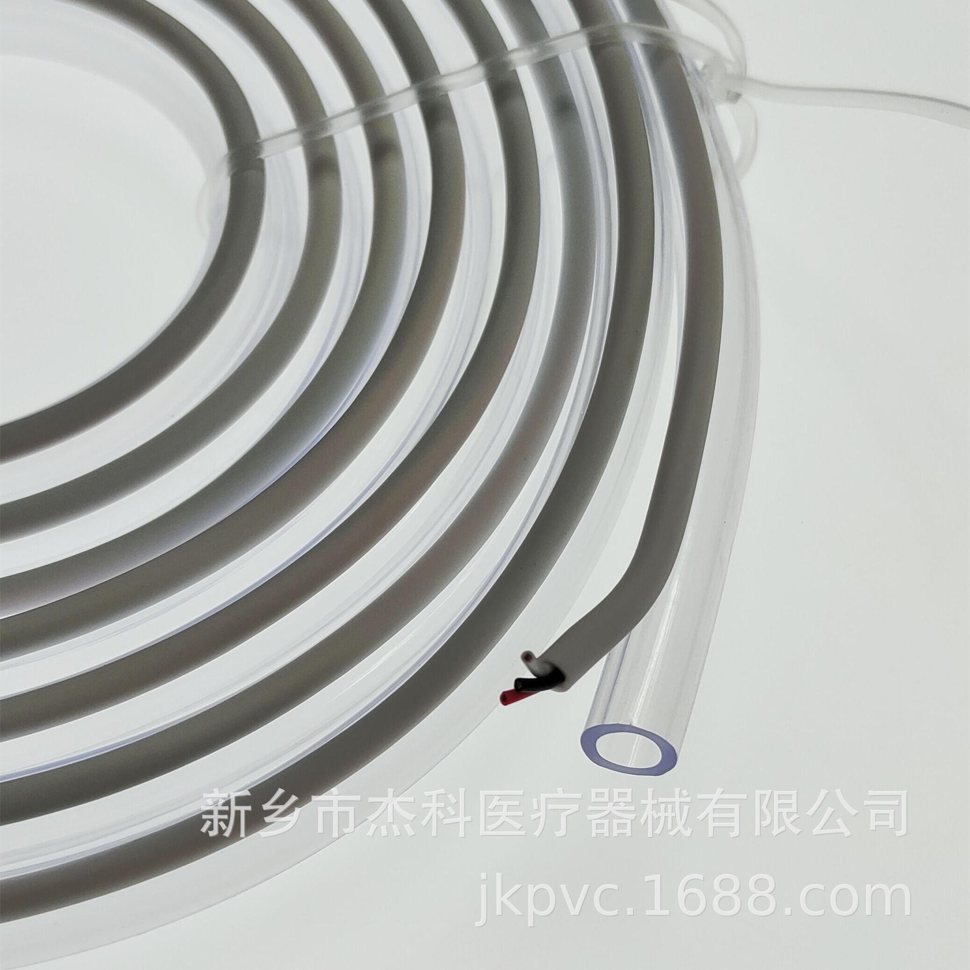 厂家订单吸引器连接管冲洗软管食品级PVC软管色线管双排色线透明