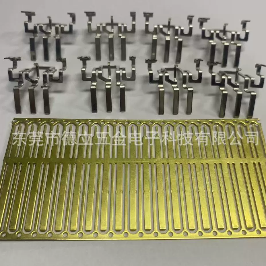 汽车变速箱接插信号数据铜镀锡端子，平面铜端子，PIN针端子。