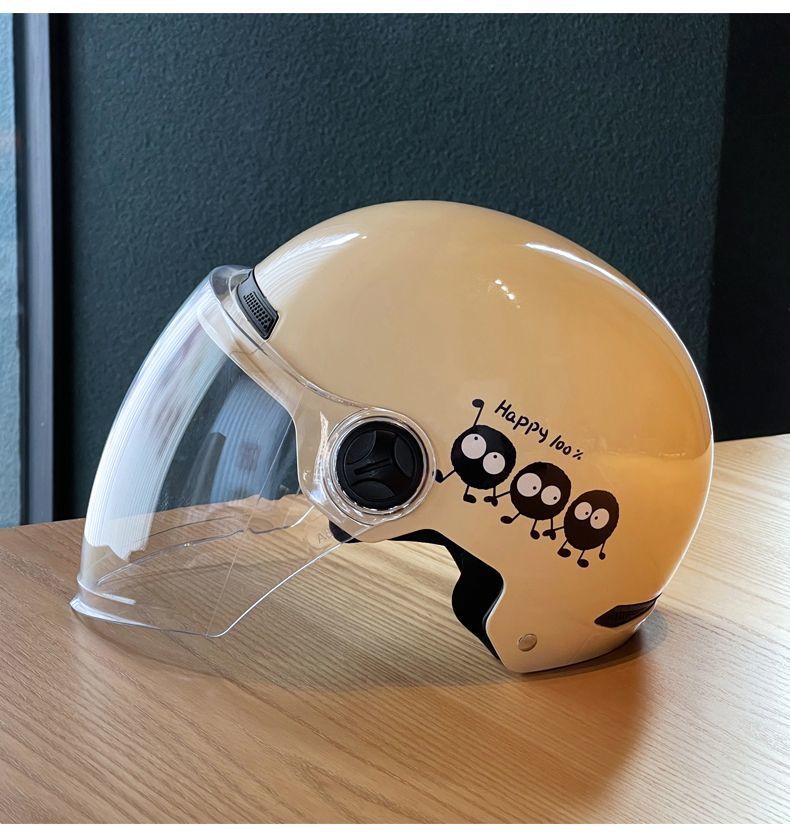 3C Certified Electric Motorcycle Helmet Sunscreen Half Helmet