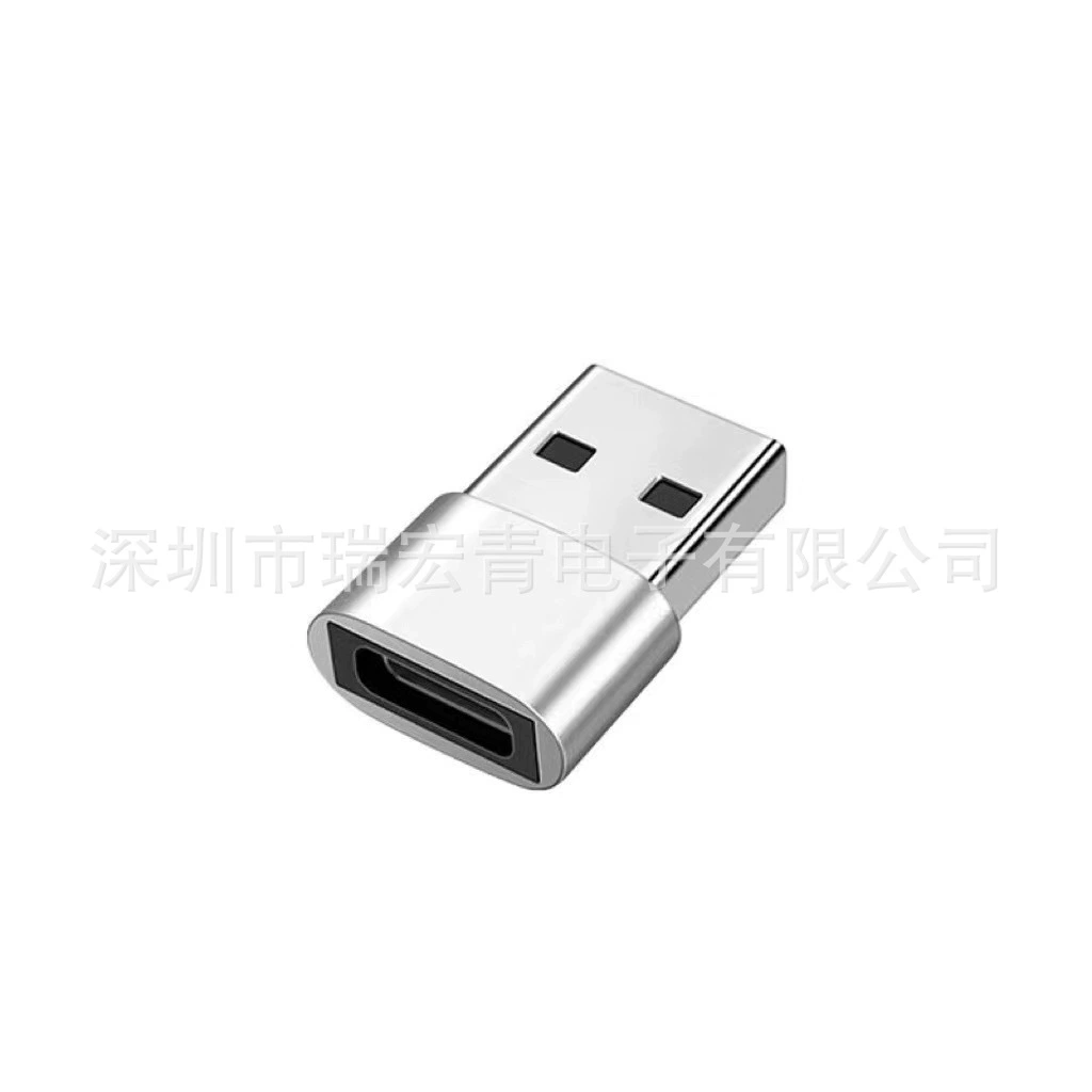 Переходник Type-C мама -> USB штекер, конвертер OTG для переноса данных и зарядки мобильного