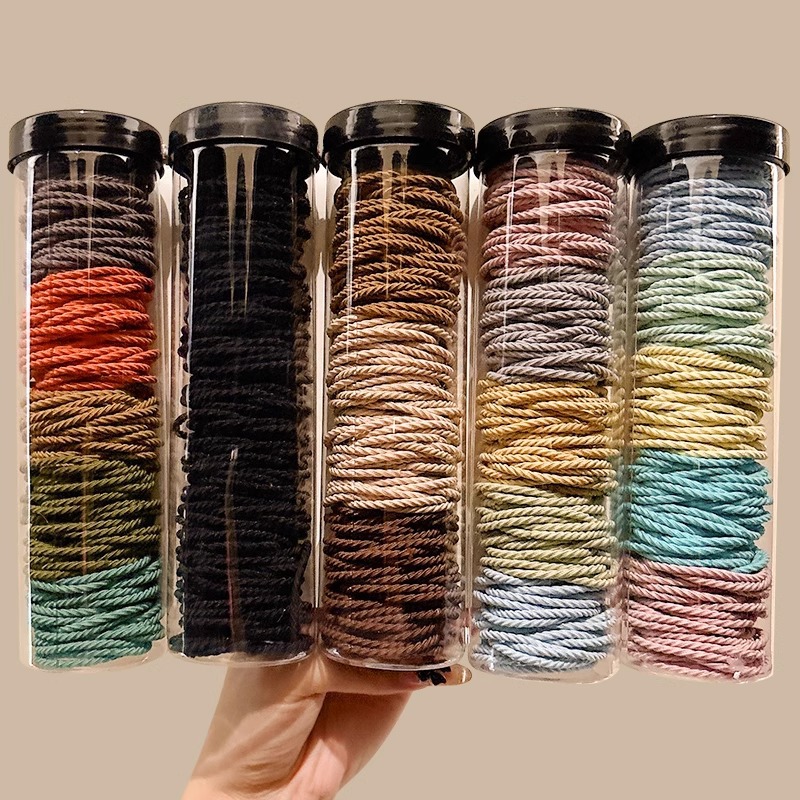 Cuerdas de cabello coreanas de alto valor de belleza, banda de cuero de alta sensibilidad, anillo de cabello de cola de caballo, adornamiento de cabello de alta elasticidad, cordón de cabello duradero, mujer