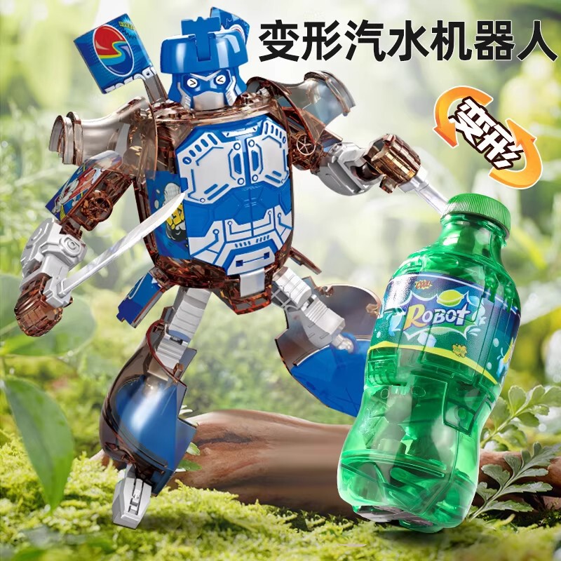 Soda Can Transforming Toy Robot Children's Mecha Warrior Boy Creative Cola Drink Can King Kong Warrior Soda Can Transforming Toy Robot Children's Mecha Warrior Boy Creative Cola Drink Can King Kong Warrior