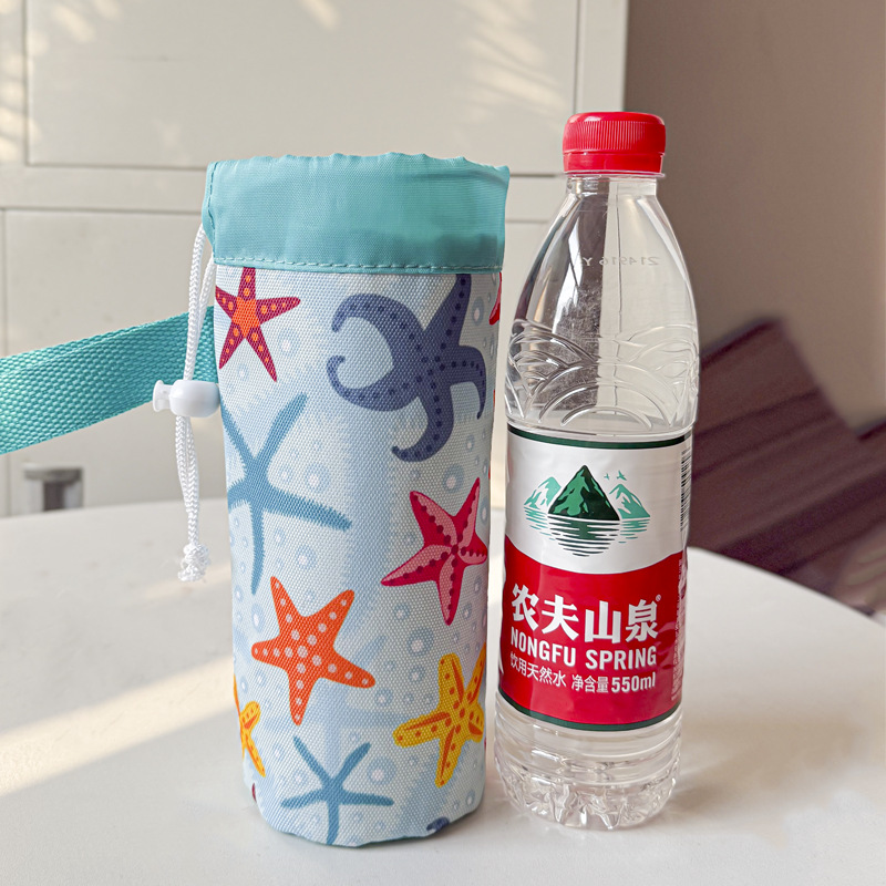 Bolsa Térmica para Botella de Agua de Tela Oxford Portátil para Exteriores y Picnic