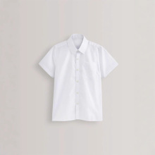 男童常规版型短袖校服衬衫