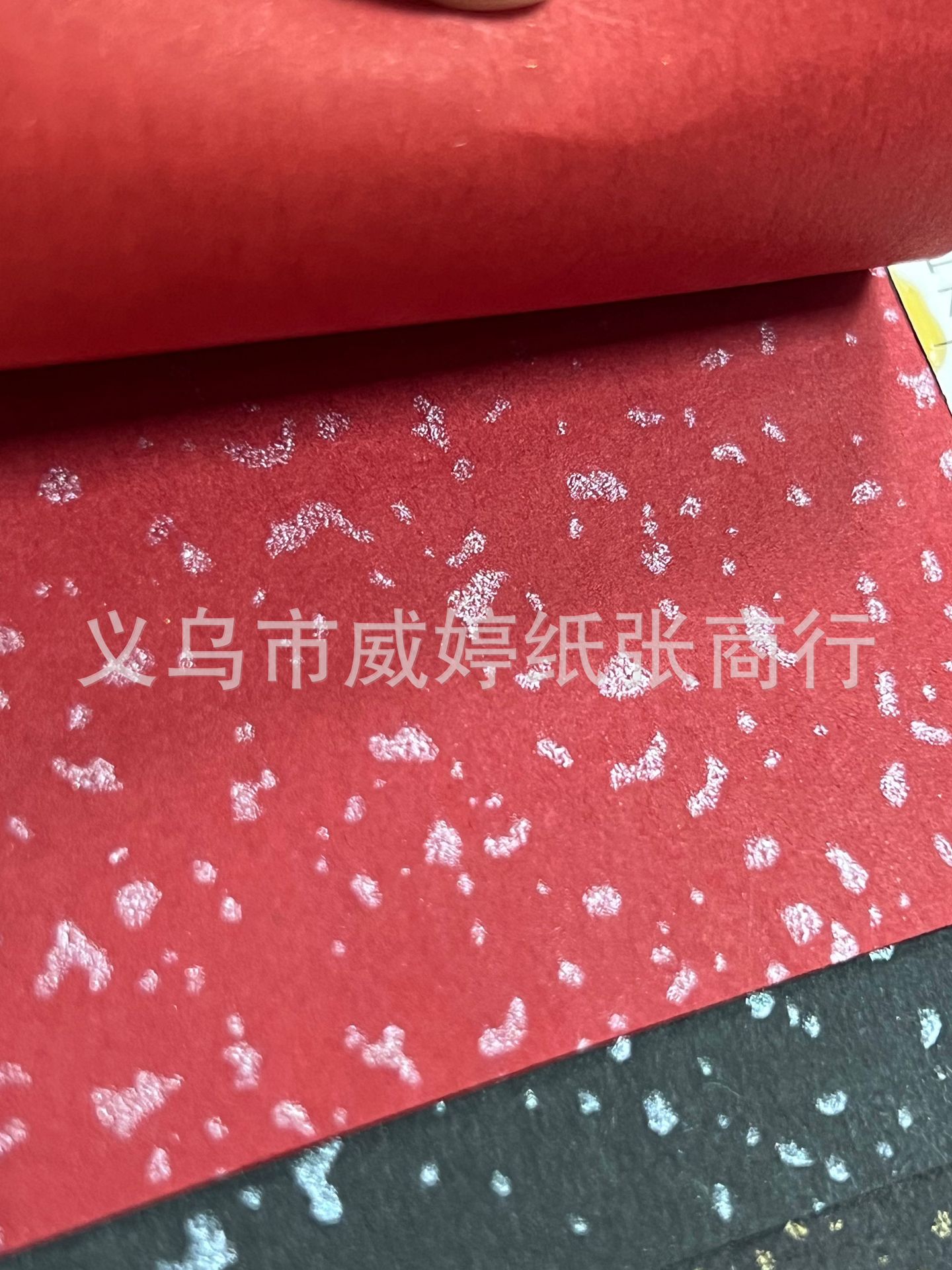 120 gramos rojo / negro / blanco papel rojo