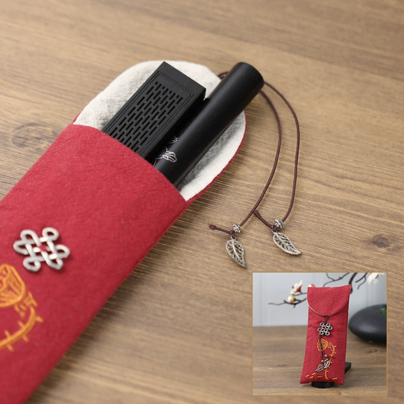 Hule хлопок льняной благовония способ хранения тканевая сумка для хранения подарочная упаковка сумка может быть исправлена ЛОГОТИП благовония трубка тканевая сумка оптом