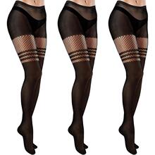 T 72574 Halloween Skull Fishnet Stockings ��ʥ������������