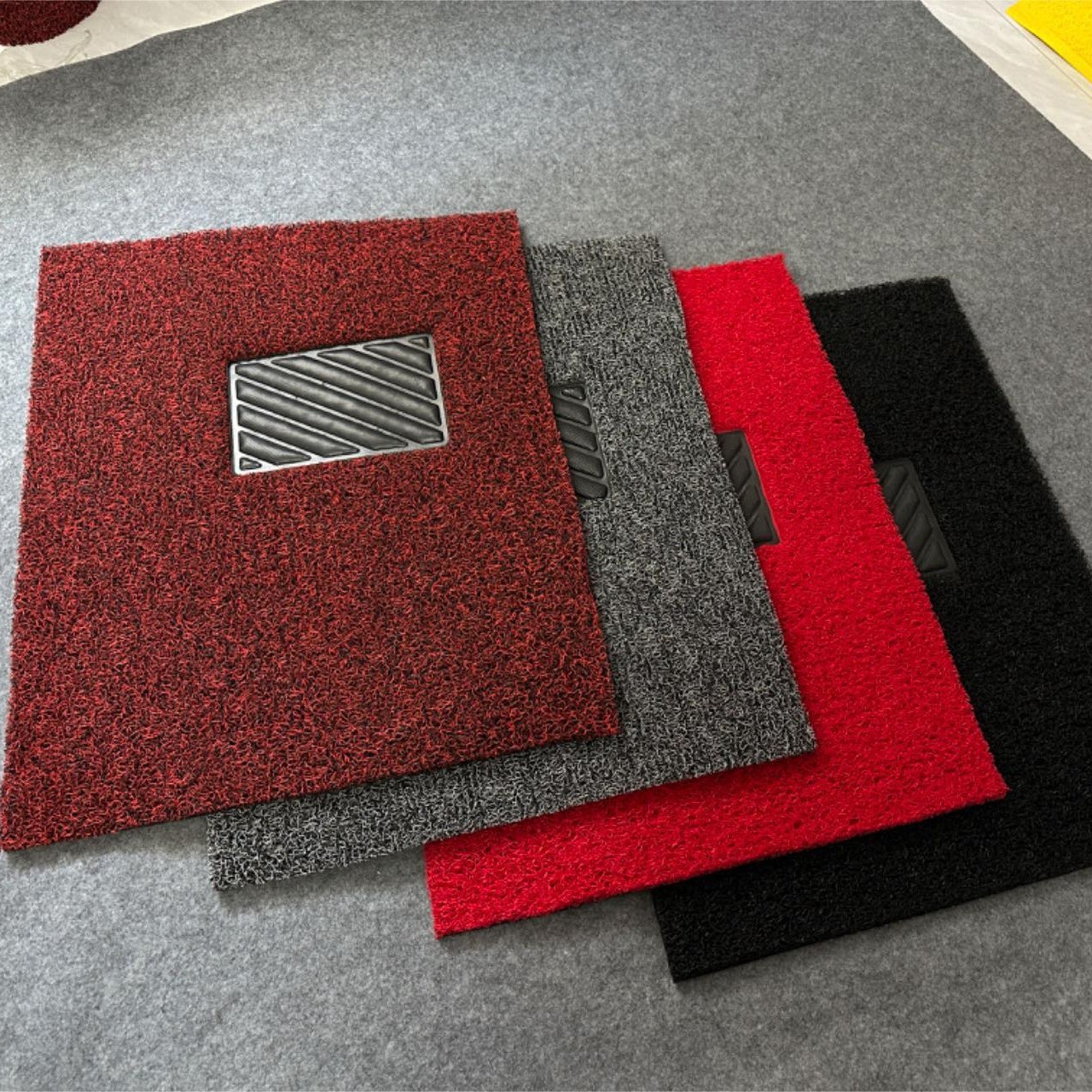 Car Wire Loop Floor Mat Single Piece for Driver's Seat, Single Piece for Passenger Seat, Rear Seat Carpet-Style Universal Car Mat, Special Floor Mat