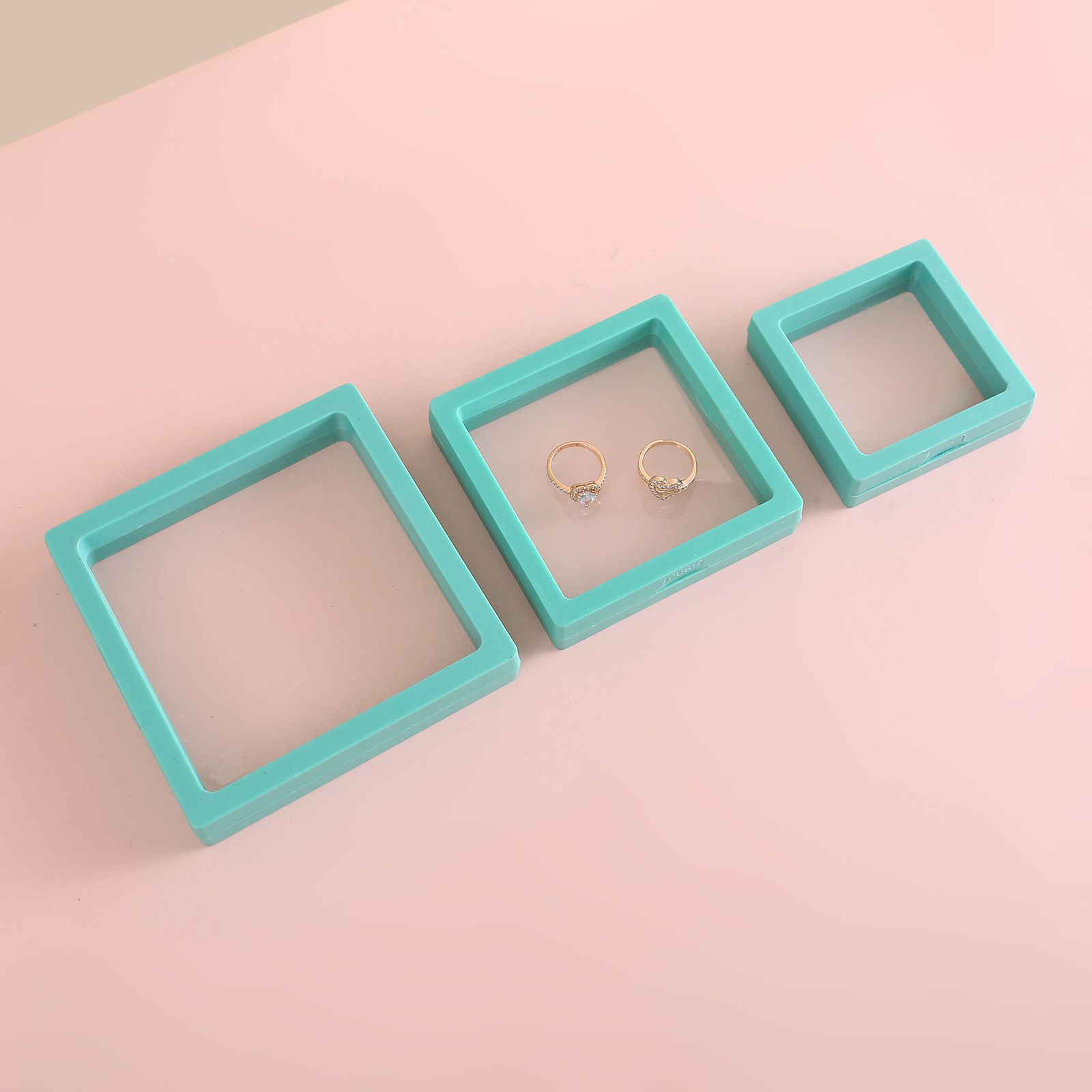 68g Weight Jewelry Boxes Classification 1 Piece Quantity Daily Occasion Plastic Material Solid Color Pattern Simple Style Style 1 Piece Plastic Simple Style Daily Solid Color Jewelry Boxes 14