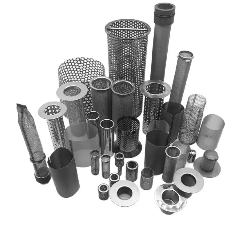 厂家直销不锈钢304滤筒不锈钢圆形冲孔过滤筒不锈钢编织网